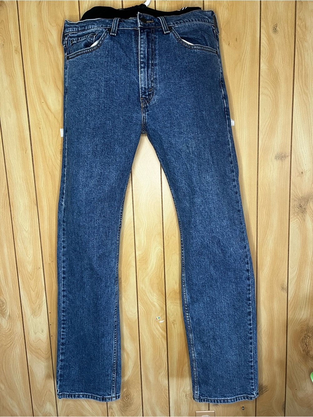 Levi Strauss & co Dark Blue Straight-Leg Men's Jeans